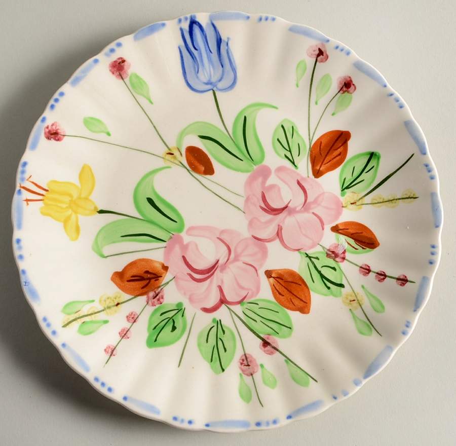 Waltz Time Salad Plate by Blue Ridge Southern Pottery-1