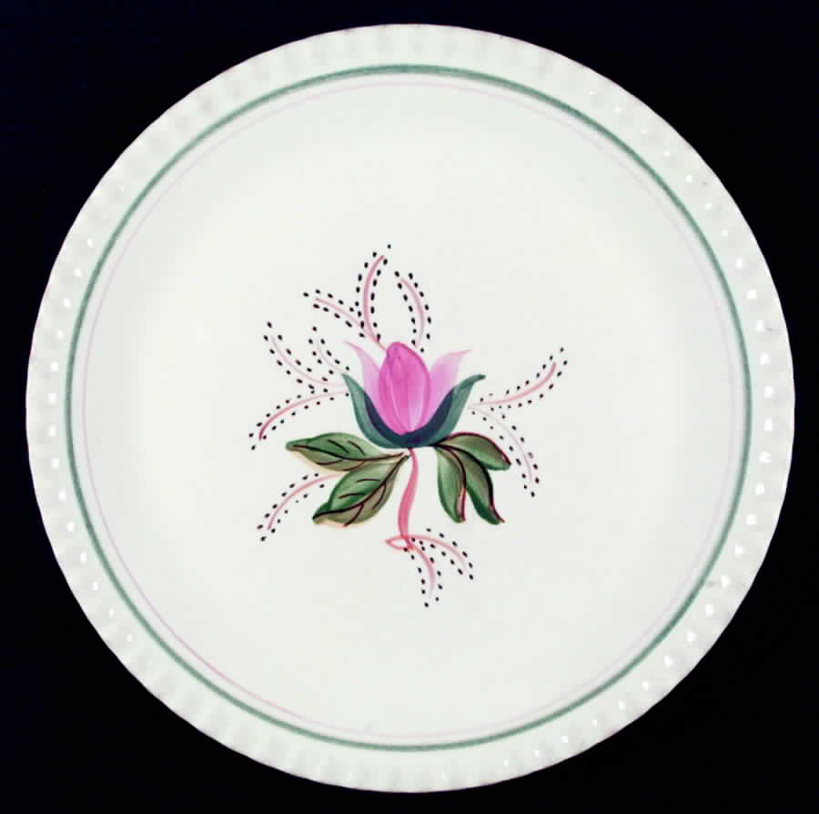 Waterlily Dinner Plate by Blue Ridge Southern Pottery-1