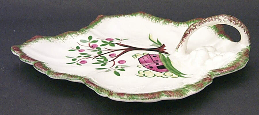 Weathervane Leaf Tray by Blue Ridge Southern Pottery-1
