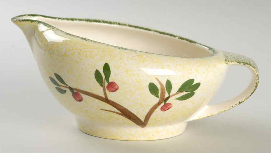 Weathervane Gravy Boat by Blue Ridge Southern Pottery-1
