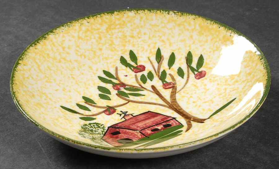 Weathervane Fruit/Dessert (Sauce) Bowl by Blue Ridge Southern Pottery-1