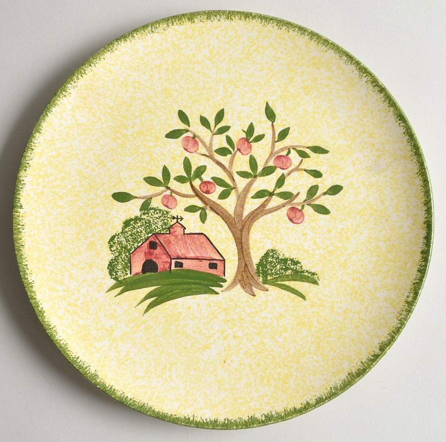 Weathervane Luncheon Plate by Blue Ridge Southern Pottery-1