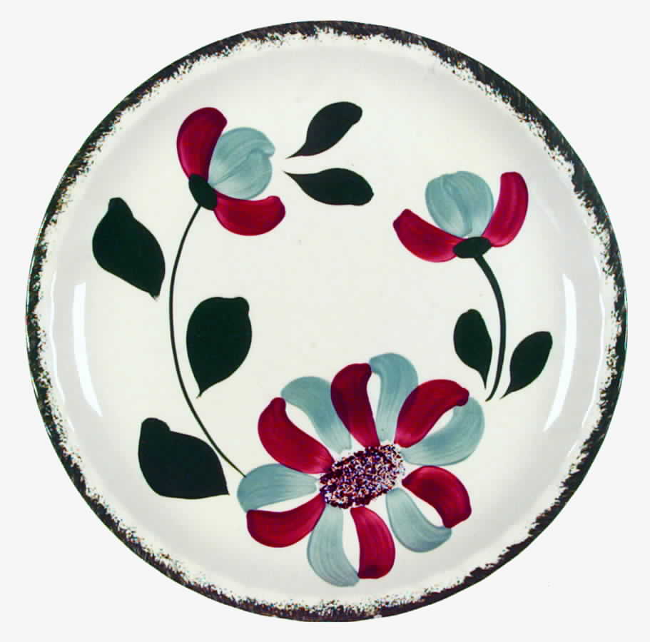 Whirligig Dinner Plate by Blue Ridge Southern Pottery-1