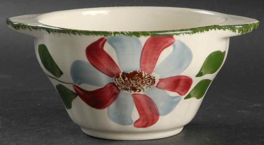 Whirligig Oversize Open Sugar Bowl by Blue Ridge Southern Pottery-1