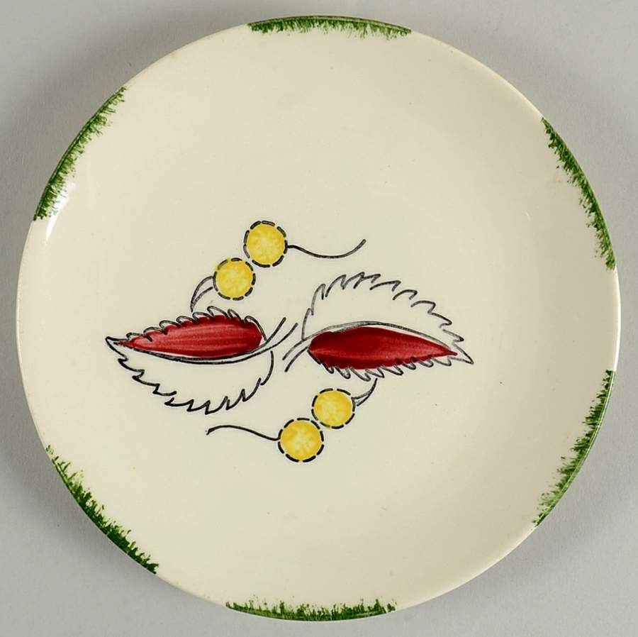 Wild Cherry 1 Bread & Butter Plate by Blue Ridge Southern Pottery-1