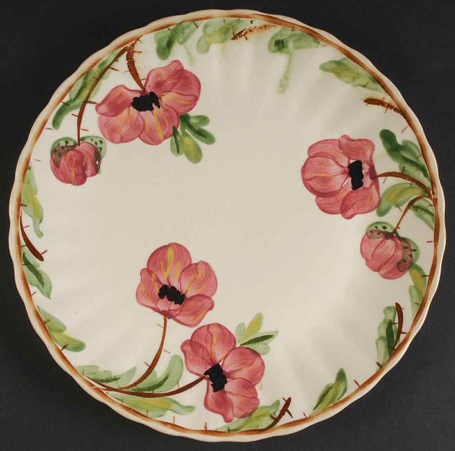 Wild Irish Rose Dinner Plate by Blue Ridge Southern Pottery-1