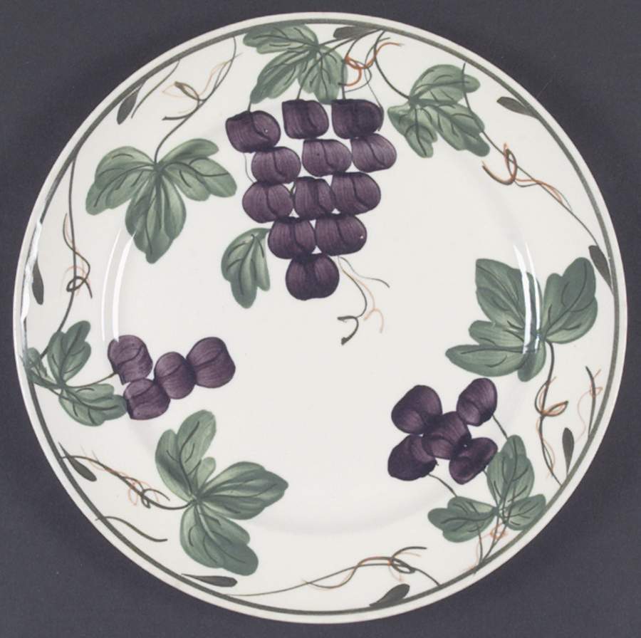 Winery Dinner Plate by Blue Ridge Southern Pottery-1