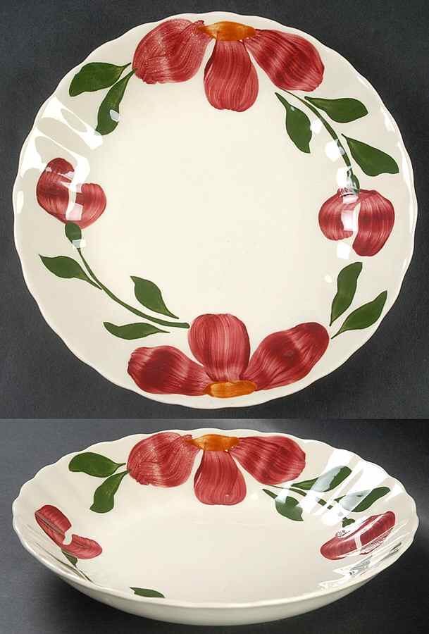 Windflower Coupe Soup Bowl by Blue Ridge Southern Pottery-1
