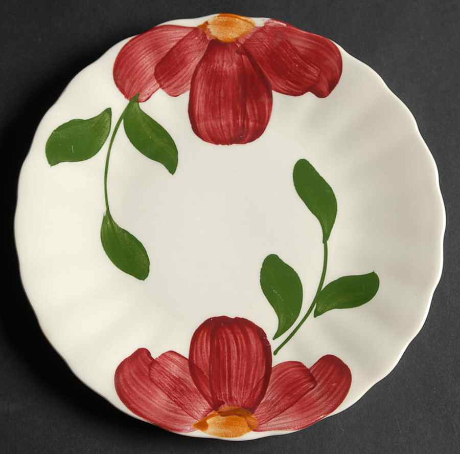 Windflower Bread & Butter Plate by Blue Ridge Southern Pottery-1