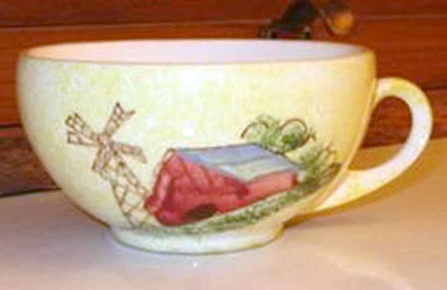 Windmill Footed Cup by Blue Ridge Southern Pottery-1