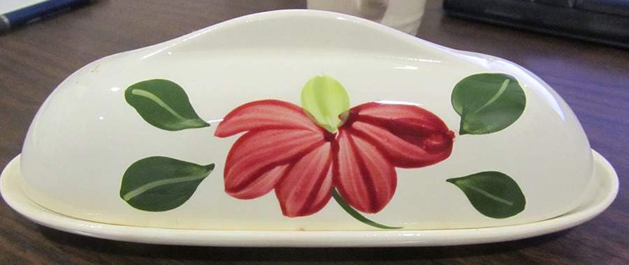 Winnie 1/4 Lb Covered Butter by Blue Ridge Southern Pottery-1