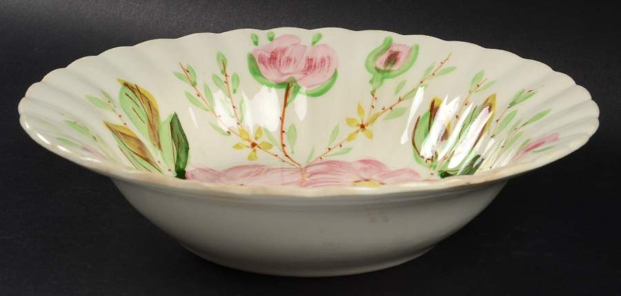 Wild Rose 9" Round Vegetable Bowl by Blue Ridge Southern Pottery-1