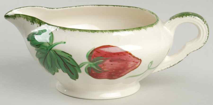 Wild Strawberry Gravy Boat by Blue Ridge Southern Pottery-1