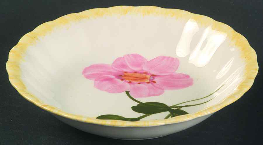 Wrinkled Rose Fruit/Dessert (Sauce) Bowl by Blue Ridge Southern Pottery-1