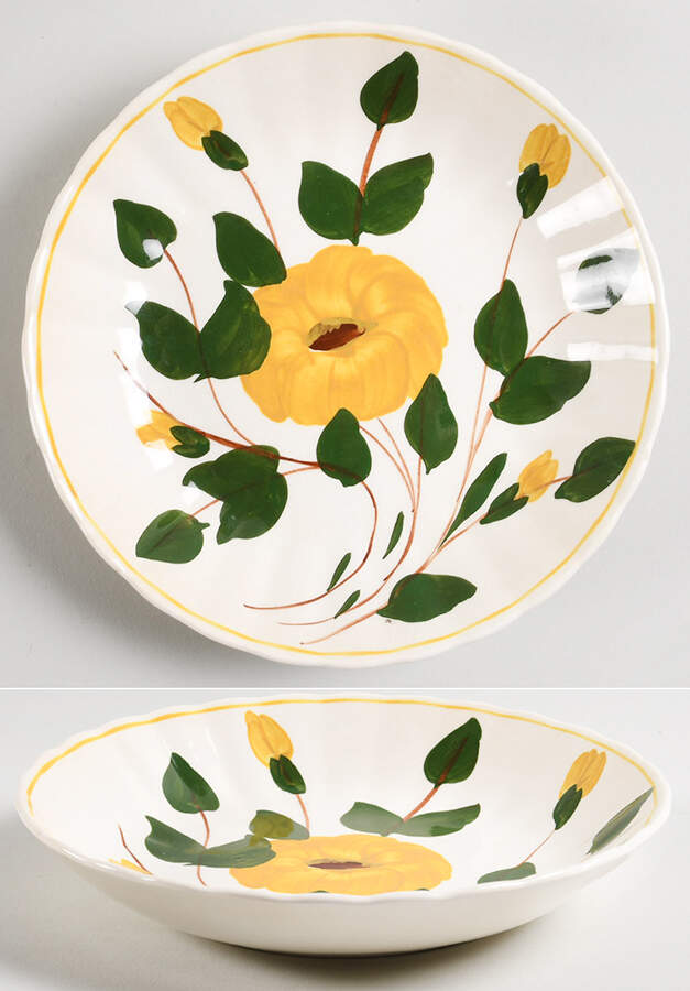 Yellow Nocturne Coupe Soup Bowl by Blue Ridge Southern Pottery-1