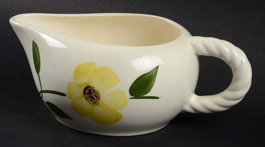 Yellow Nocturne Creamer by Blue Ridge Southern Pottery-1