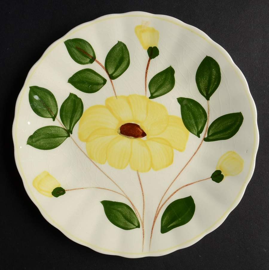 Yellow Nocturne Bread & Butter Plate by Blue Ridge Southern Pottery-1
