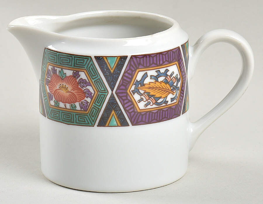 Amethyst Kutani Creamer by Georges Briard-1