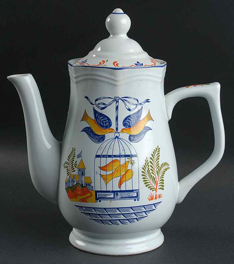 Bird Cage Coffee Pot & Lid by Georges Briard-1