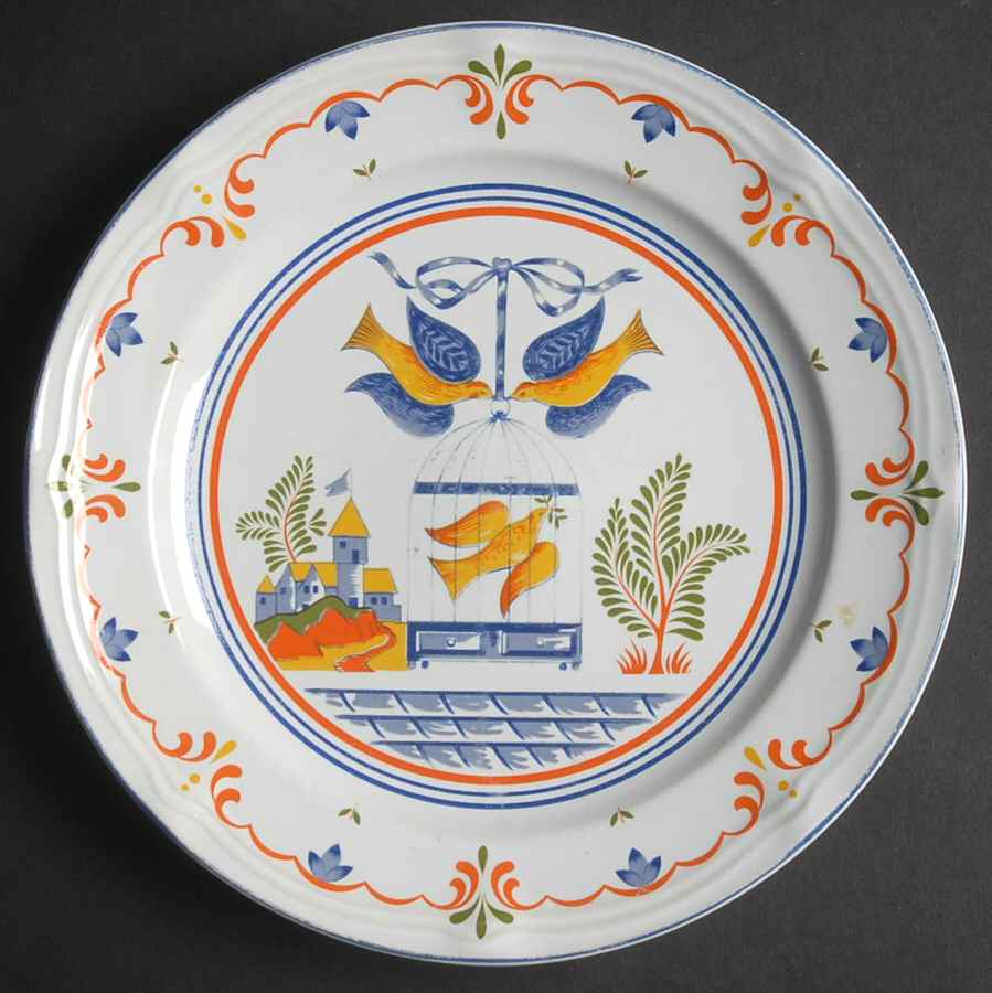 Bird Cage Salad Plate by Georges Briard-1