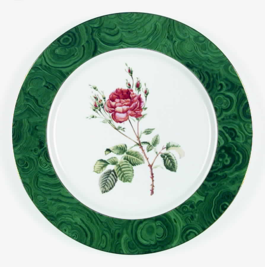 Briard Rose 12" Chop Plate (Round Platter) by Georges Briard-1