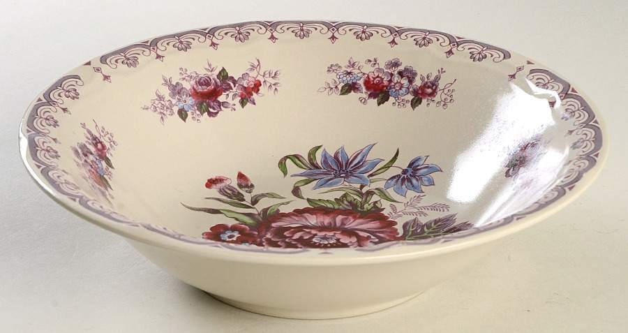 Colonial Rose 9" Round Vegetable Bowl by Georges Briard-1