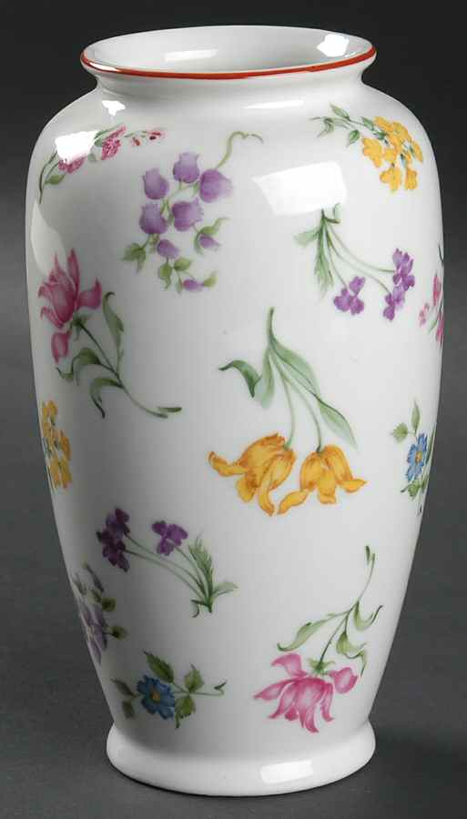 Floral Fantasy 6" Vase by Georges Briard-1