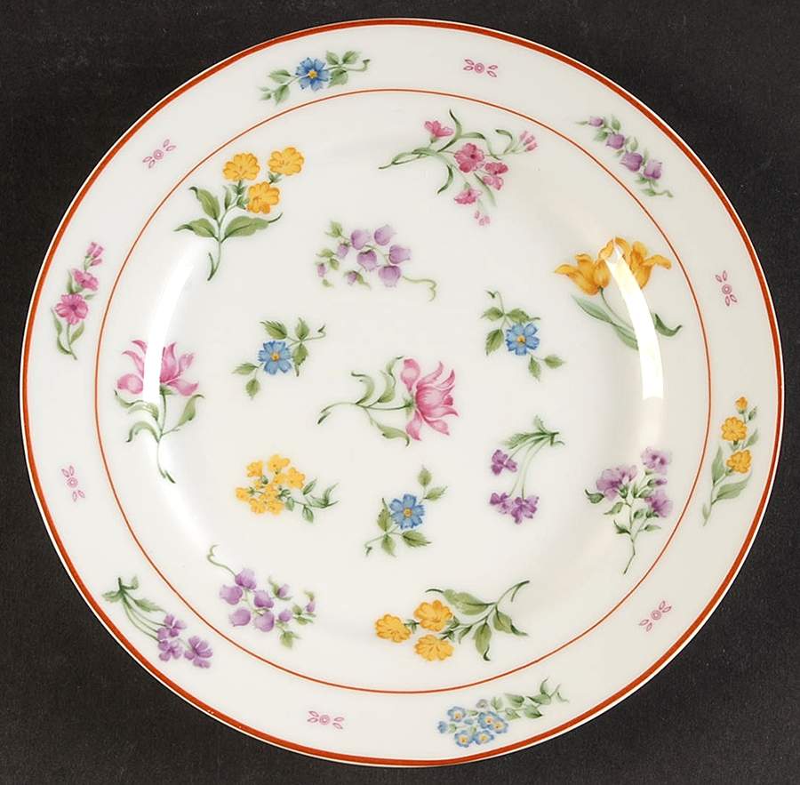 Floral Fantasy Salad Plate by Georges Briard-1