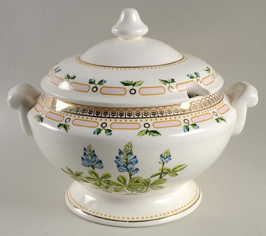 Floral Potpourri Tureen &  Lid by Georges Briard-1