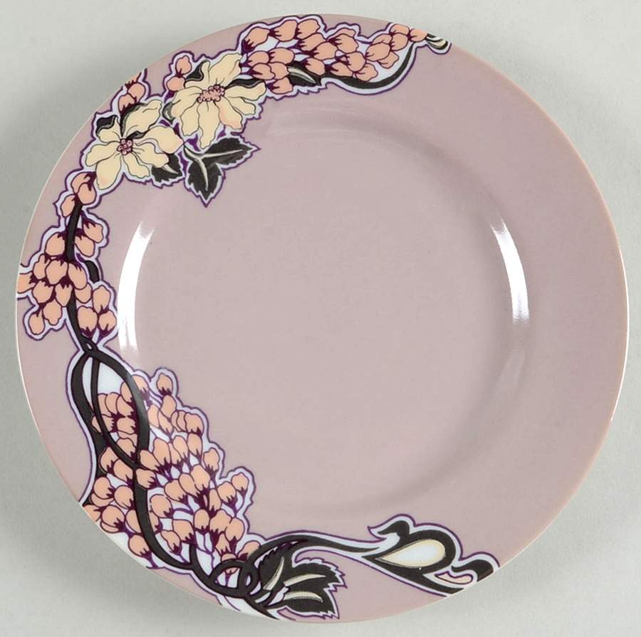 Floral Parisienne Salad Plate by Georges Briard-1
