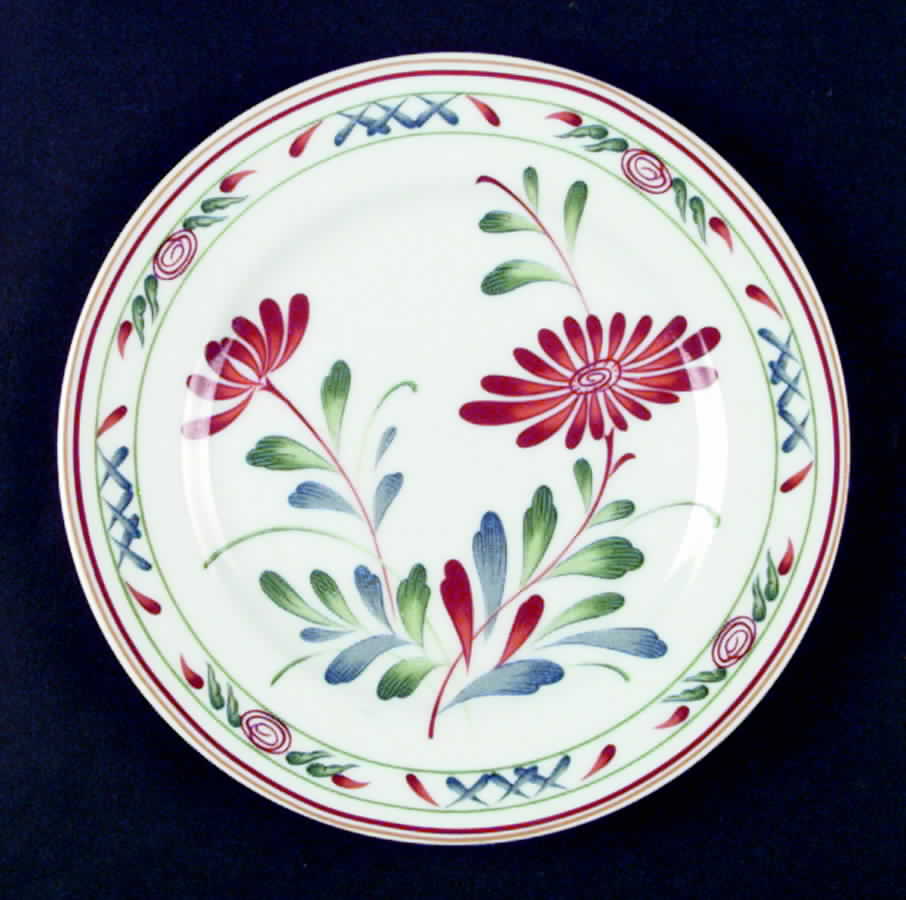 Flowers of Seto Salad Plate by Georges Briard-1
