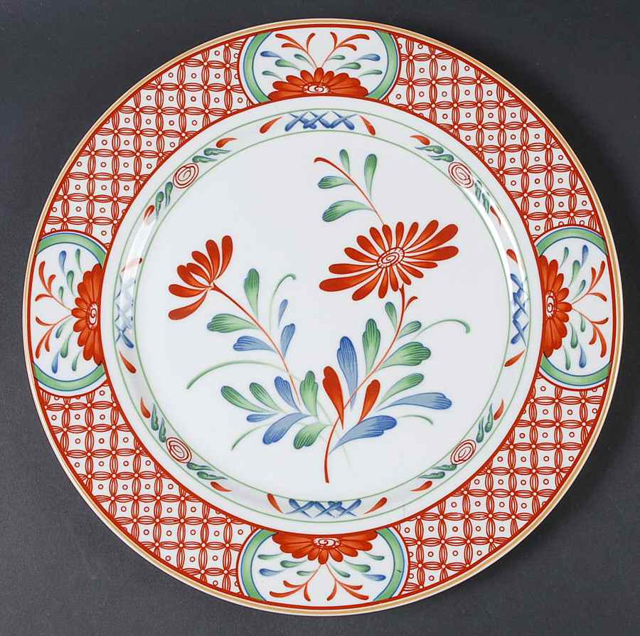 Flowers of Seto 12" Chop Plate (Round Platter) by Georges Briard-1