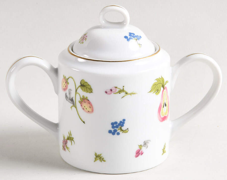 Garden of Eden Sugar Bowl & Lid by Georges Briard-1