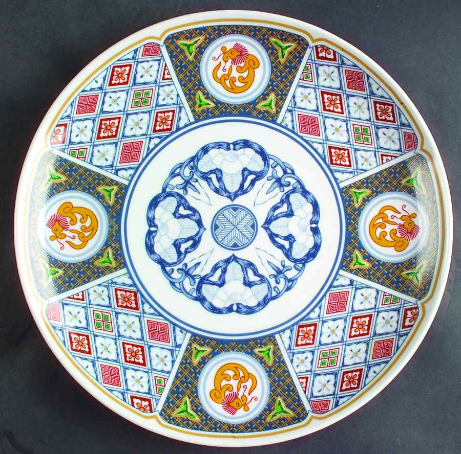 Grand Kabuki Cake Plate by Georges Briard-1