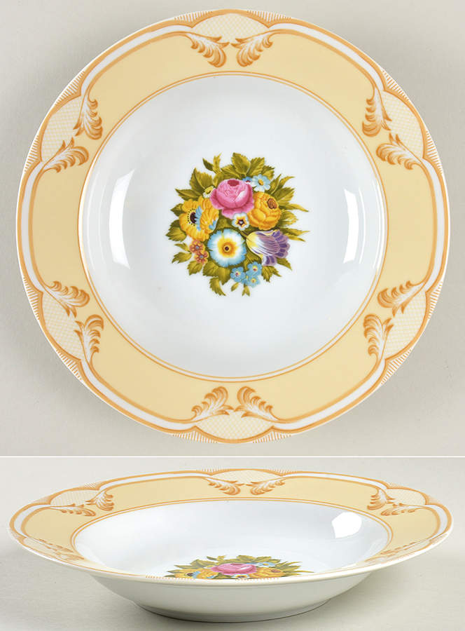 Hampton Gardens Rim Soup Bowl by Georges Briard-1