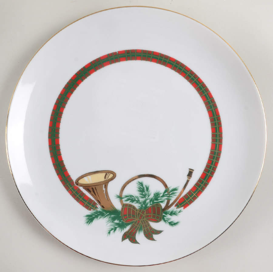 The Hunt Cake Plate by Georges Briard-1