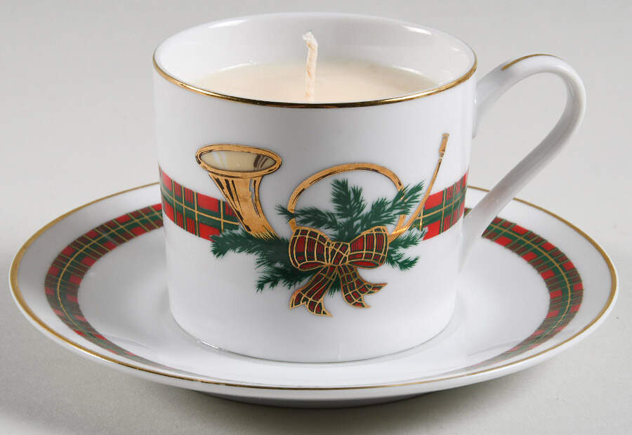 The Hunt Scented Cup & Saucer Candle-Coffee  HC by Georges Briard-1