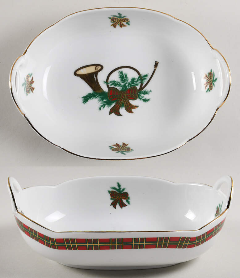 The Hunt 8" Oval Vegetable Bowl by Georges Briard-1