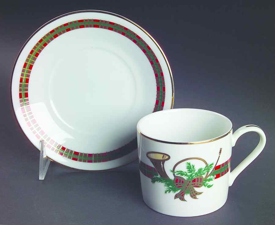 The Hunt Flat Cup & Saucer Set by Georges Briard-1