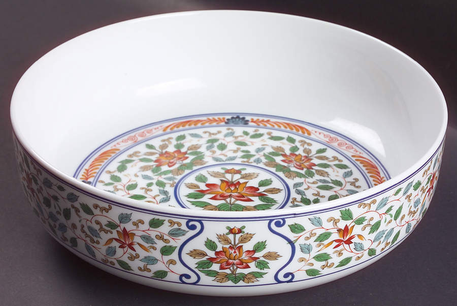 Imari Blossoms 9" Salad Serving Bowl by Georges Briard-1