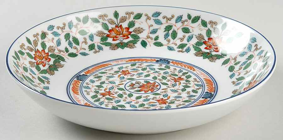 Imari Blossoms Coupe Soup Bowl by Georges Briard-1