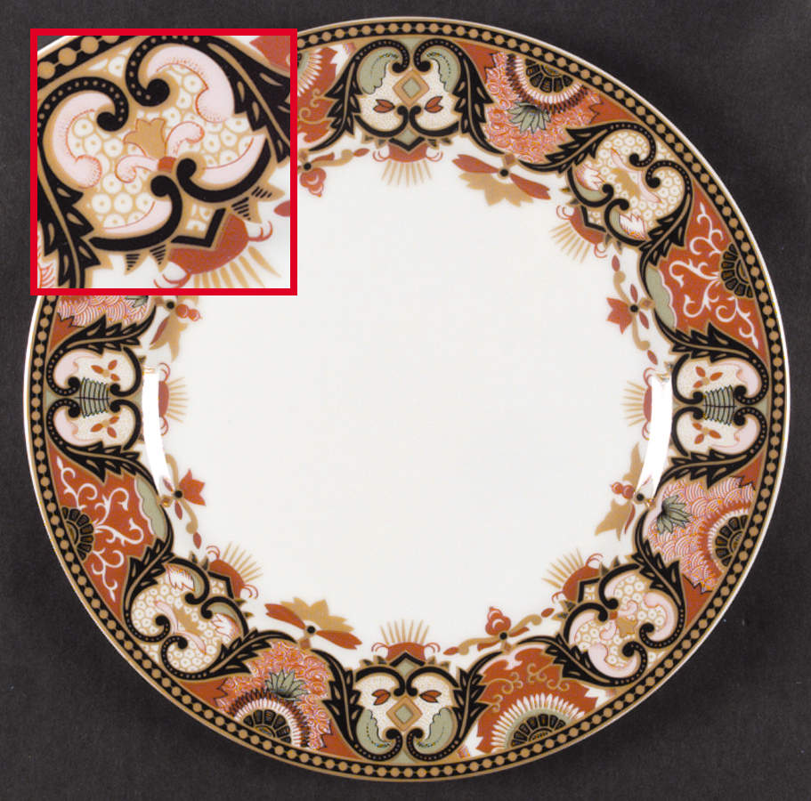 Imperial Imari Dinner Plate by Georges Briard-1
