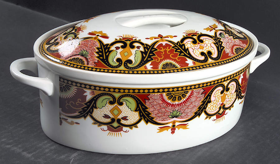 Imperial Imari 2 Quart Oval Covered Casserole by Georges Briard-1