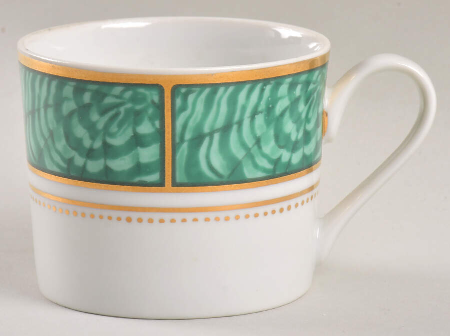 Imperial Malachite Flat Cup by Georges Briard-1