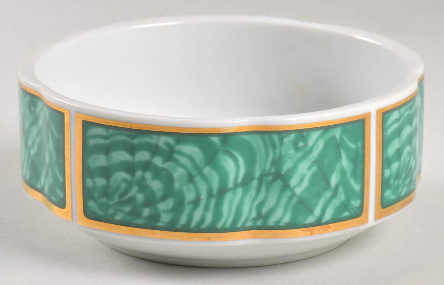 Imperial Malachite Coupe Cereal Bowl by Georges Briard-1