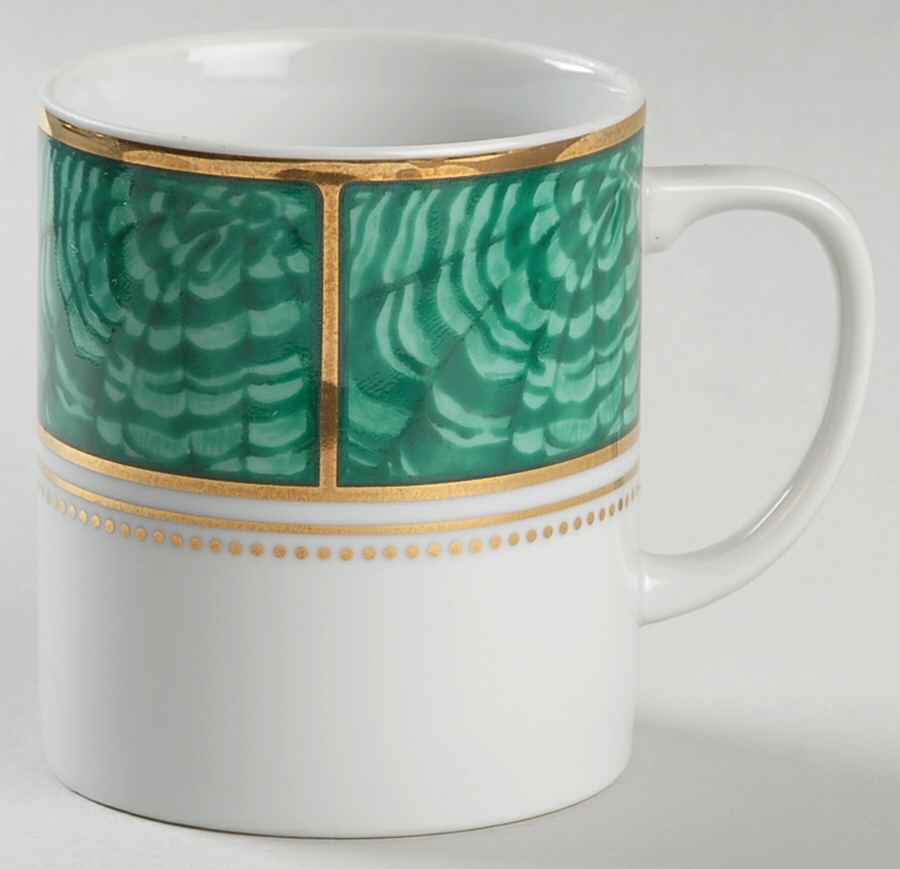 Imperial Malachite Mug by Georges Briard-1