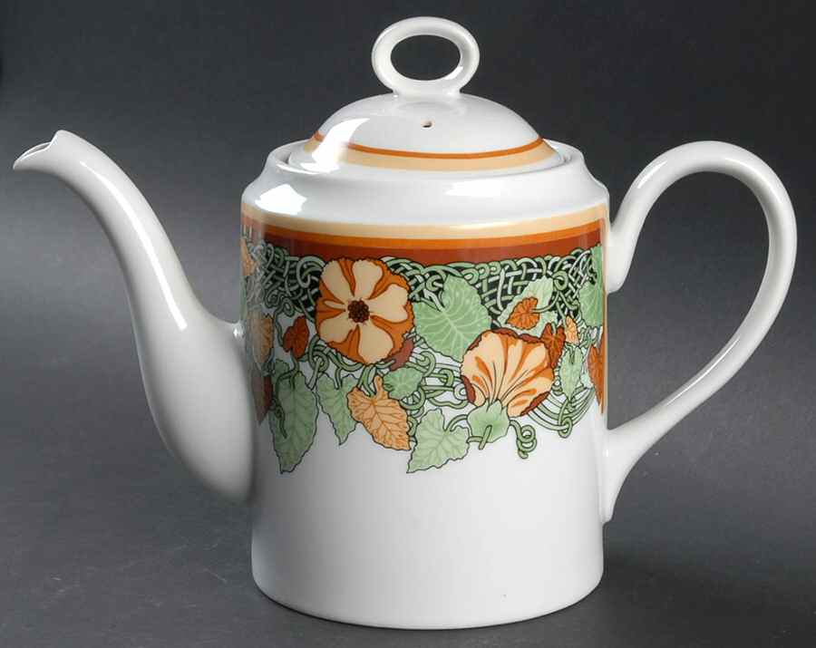 L'Art Nouveau Coffee Pot & Lid by Georges Briard-1