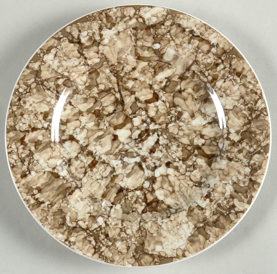 Marble Ware Brown Salad Plate by Georges Briard-1