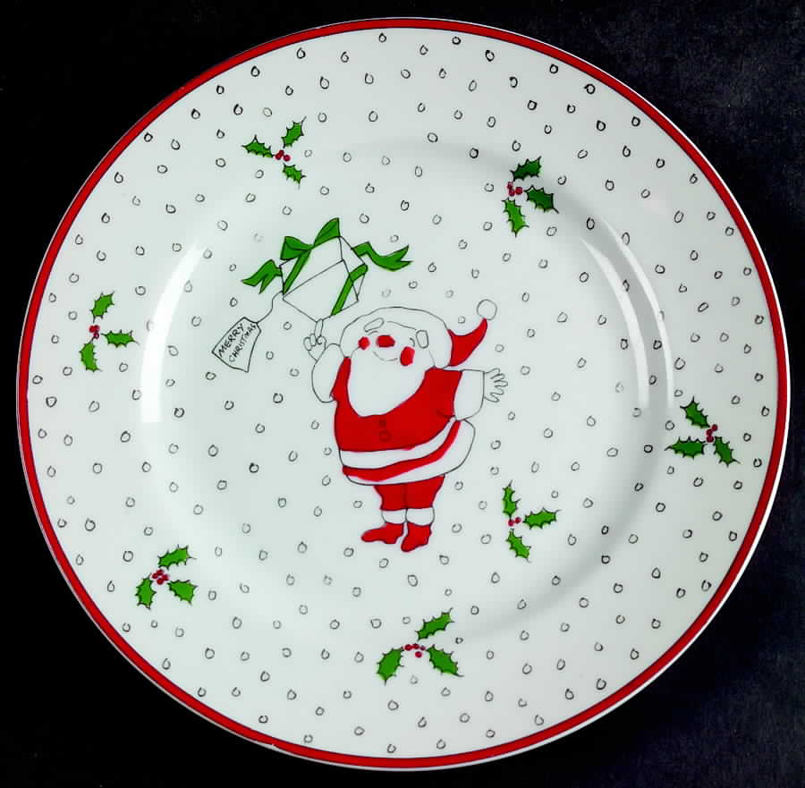 Night Before Christmas Salad Plate by Georges Briard-1