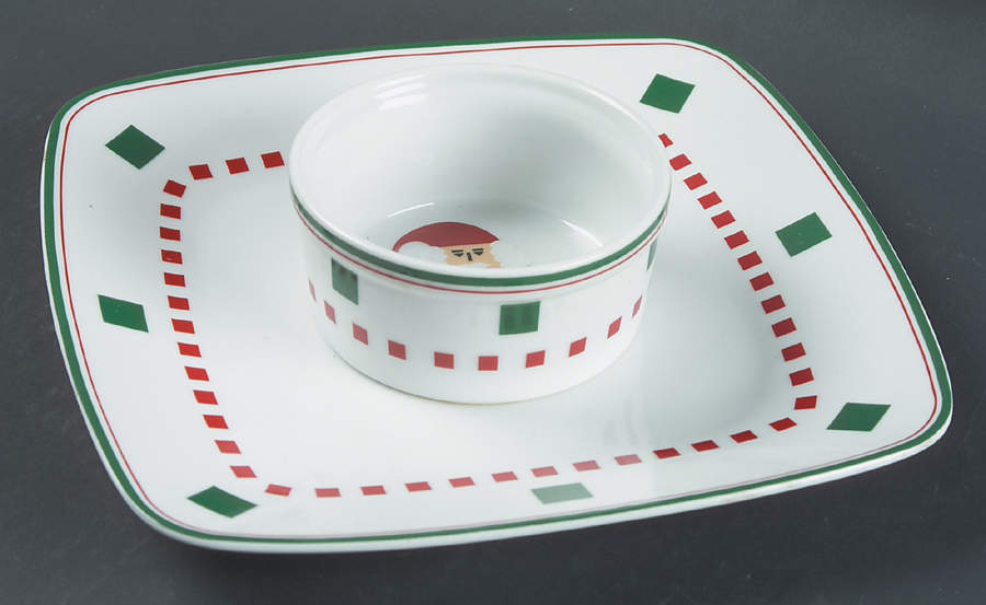 Nutcracker Parade 1 Piece Square Chip and Dip by Georges Briard-1